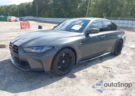 2025 BMW M3 Competition xDrive from USA, damaged, VIN WBS33HJ00SFV35310